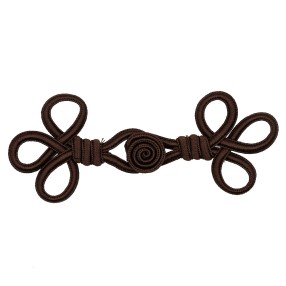FROG FASTENERS TRIMMING - BROWN