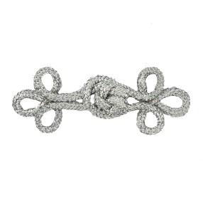 FROG FASTENERS TRIMMING - SILVER