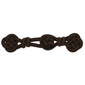 FROG FASTENERS TRIMMING - BROWN