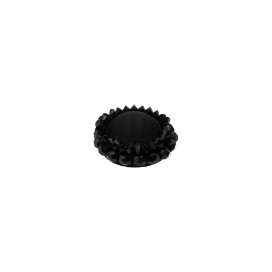 SHANK VINTAGE BUTTON WITH BEADS - BLACK
