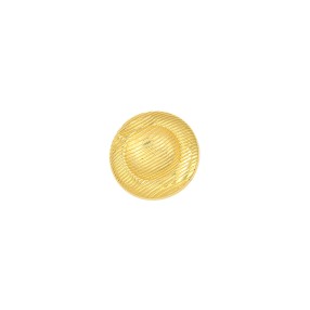 DOMED METAL SHANK BUTTON - GOLD