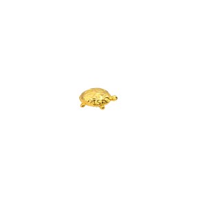 TURTLE METAL BUTTON WITH SHANK - GOLD