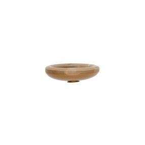 2-HOLE POLYESTER RESIN BUTTON WITH EYELET - BEIGE GOLD