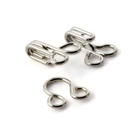DRESS HOOKS AND EYES SIZE-2 - SILVER