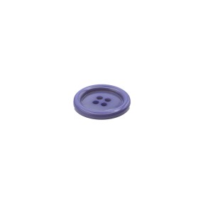 4-HOLES GALALITH BUTTON - DEEP PERIWINKLE