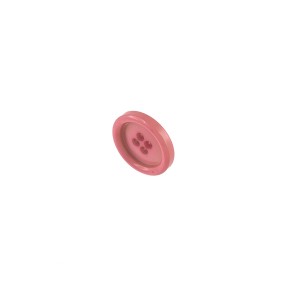 4-HOLES GALALITH BUTTON - ANTIQUE ROSE
