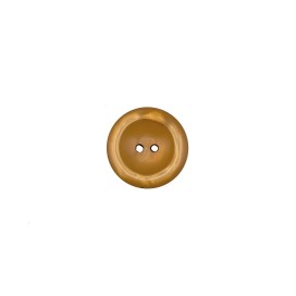 2-HOLES CUPPED BUTTON - ALMOND BEIGE
