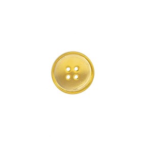4-HOLES METAL BUTTON WITH RIM - GOLD