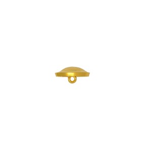 ZAMAK BUTTON BRUSHED WITH SHANK - GOLD