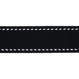 DOUBLE STITCHED  TAPE - BLACK