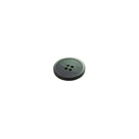 4-HOLES MATTE BUTTON WITH RIM - WOOD GREEN