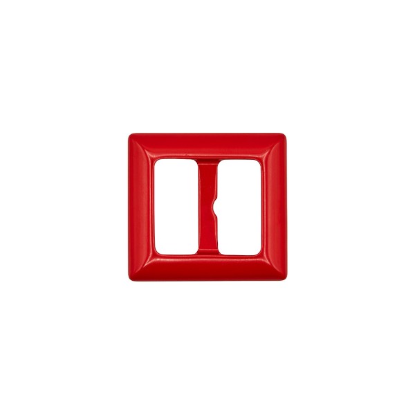 CLASSIC SQUARE POLYESTER BUCKLE - RED
