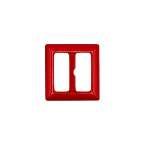 CLASSIC SQUARE POLYESTER BUCKLE 30MM- RED