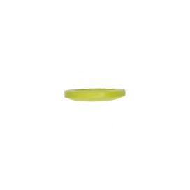 4-HOLES BUTTON WITH RIM - MATTE LIME GREEN