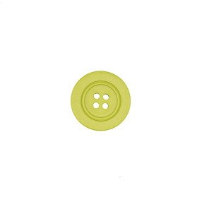 4-HOLES BUTTON WITH RIM - MATTE LIME GREEN