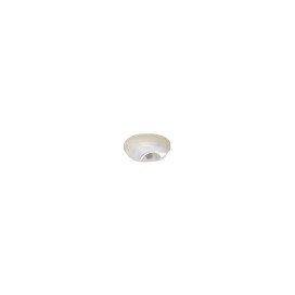 AUSTRALIA SHELL BALL BUTTON WITH TUNNEL SHANK - WHITE