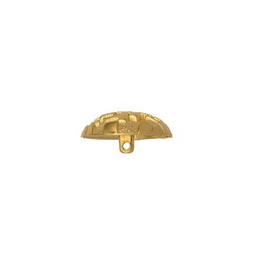 DOMED CAST METAL SHANK BUTTON - GOLD