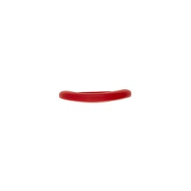 4-HOLES POLYESTER BUTTON - MATTE RED