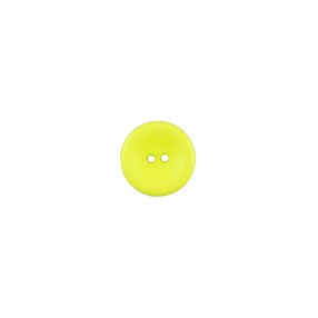 2-HOLES POLYESTER BUTTON - LIME GREEN