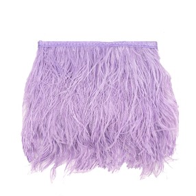 OSTRICH FEATHER FRINGE - LILAC