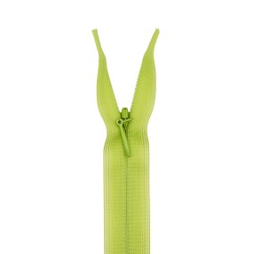 YKK INVISIBLE CLOSED END ZIP - LIME GREEN