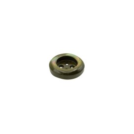 4-HOLES AUSTRALIA SHELL CUP BUTTON - BROWN GREEN