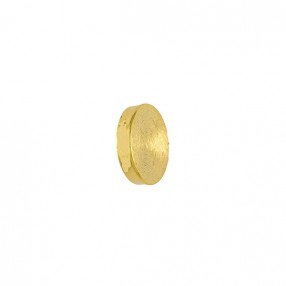 METAL BUTTON WITH TEXTURED FACE - GOLD