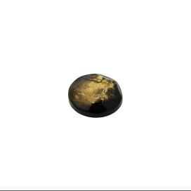 CAST POLYESTER RESIN BUTTON WITH SHANK - GOLD