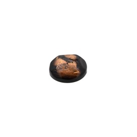 CAST POLYESTER RESIN BUTTON WITH SHANK - COPPER