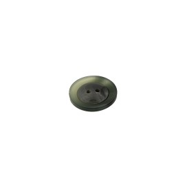 4-HOLES POLYESTER BUTTON - DUSTY GREEN