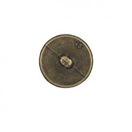 BURNISCHED ABS METAL BUTTON WITH SHANK