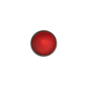 SHANK POLYESTER BUTTON WITH ABS RIM - RED