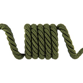 TWISTED SATIN ROP CORD - LODEN GREEN