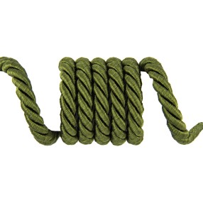 TWISTED SATIN ROP CORD - LODEN GREEN