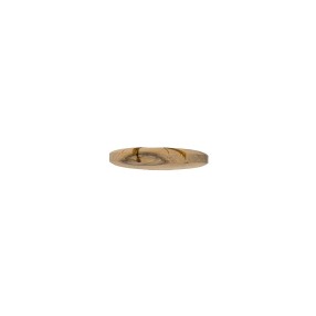 2-HOLES NATURAL OLIVE WOOD BUTTON - NATURAL