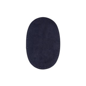 PATCHES SUADE LEATHER SEW-ON - NAVY BLUE