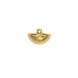 DOME SHANK METAL BUTTON - GOLD