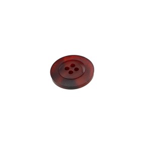 4-HOLE CAMOUFLAGE POLYESTER BUTTON - BURGUNDY