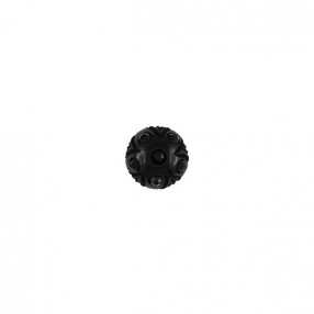 BEADS VINTAGE BUTTON WITH TUNNEL SHANK - BLACK