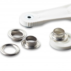 EYELETS AND WASHERS 8MM - SILVER