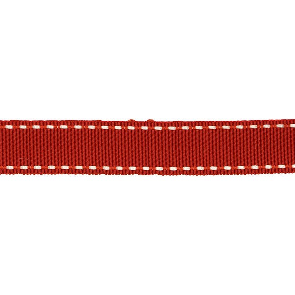 DOUBLE STITCHED GROS-GRAIN RIBBON - RED