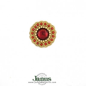 india-motif-patch-gold-red-40mm