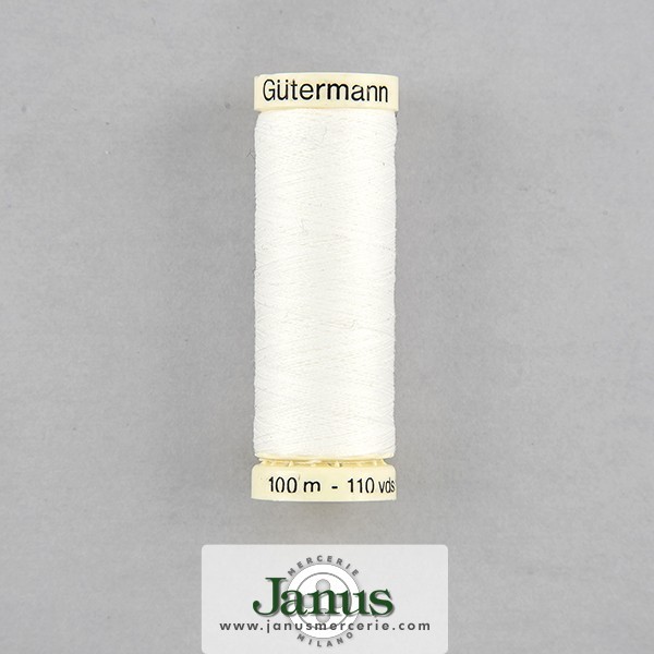Gutermann Sew All Thread 100 - White 800
