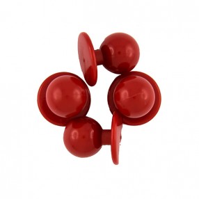 CHEF COAT BUTTON RED 10 PIECES