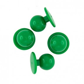 CHEF COAT BUTTON GREEN 10 PIECES