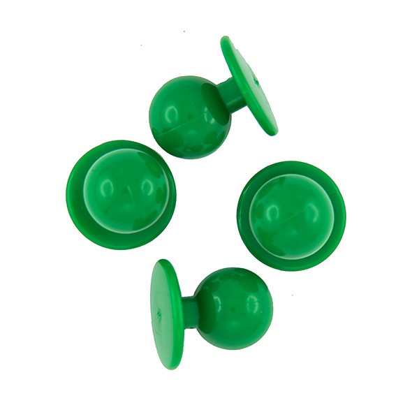 CHEF COAT BUTTON GREEN 10 PIECES