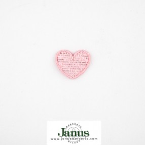 IRON-ON HEART 20X20MM PINK