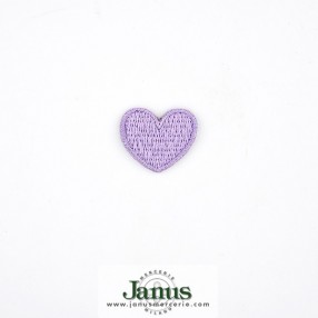 IRON-ON HEART 20X20MM LILAC