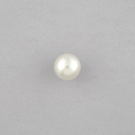 IMITATION PEARL BUTTON WITH SHANK - WHITE