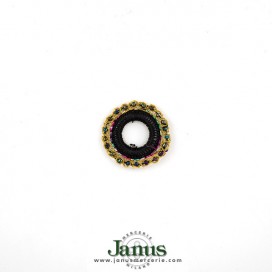 black-ring-patch-with-beads-30mm